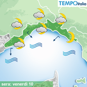 Mappa sera per la giornata del 2026-04-10