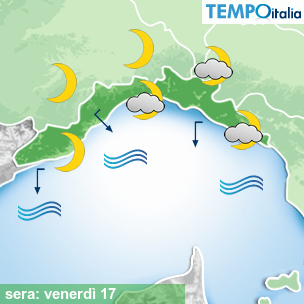 Mappa sera per la giornata del 2026-04-17