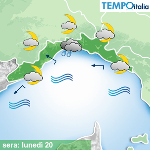 Mappa sera per la giornata del 2026-04-20