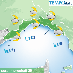 Mappa sera per la giornata del 2026-04-29