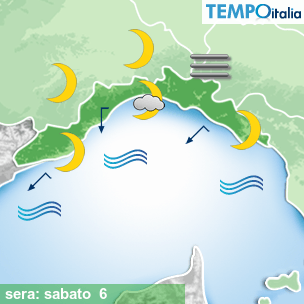 Mappa sera per la giornata del 2026-06-06