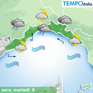 Mappa sera per la giornata del 2026-09-08