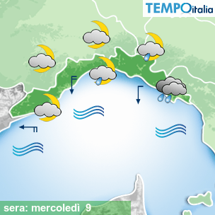 Mappa sera per la giornata del 2026-09-09