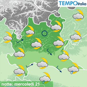 Mappa notte per la giornata del 2025-05-21