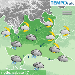 Mappa notte per la giornata del 2026-01-17
