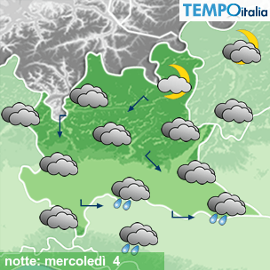 Mappa notte per la giornata del 2026-02-04