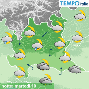 Mappa notte per la giornata del 2026-02-10