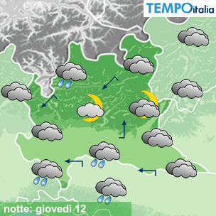 Mappa notte per la giornata del 2026-02-12