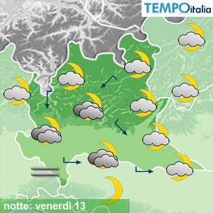 Mappa notte per la giornata del 2026-02-13