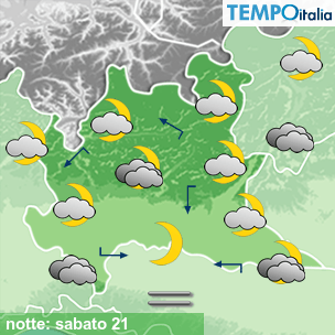 Mappa notte per la giornata del 2026-02-21