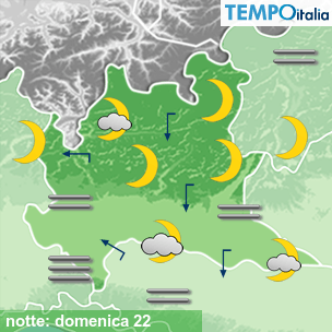 Mappa notte per la giornata del 2026-02-22