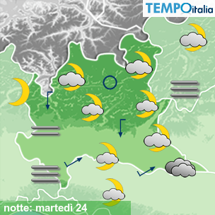 Mappa notte per la giornata del 2026-02-24