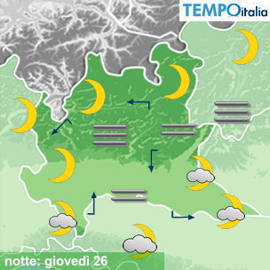 Mappa notte per la giornata del 2026-02-26