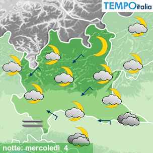 Mappa notte per la giornata del 2026-03-04