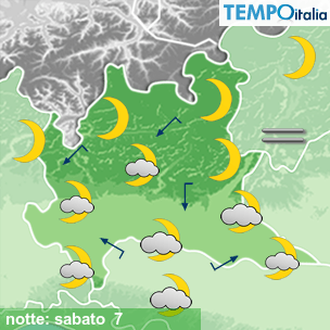 Mappa notte per la giornata del 2026-03-07