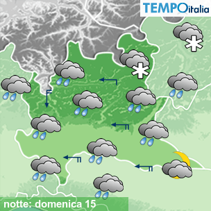Mappa notte per la giornata del 2026-03-15