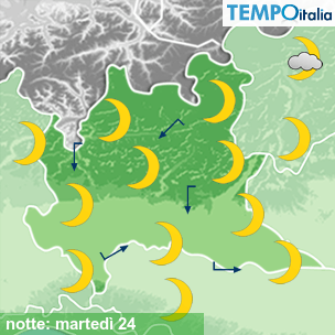 Mappa notte per la giornata del 2026-03-24