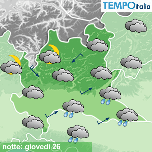 Mappa notte per la giornata del 2026-03-26