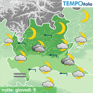 Mappa notte per la giornata del 2026-04-09