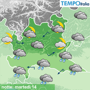 Mappa notte per la giornata del 2026-04-14