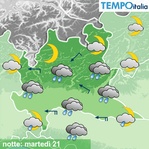 Mappa notte per la giornata del 2026-04-21