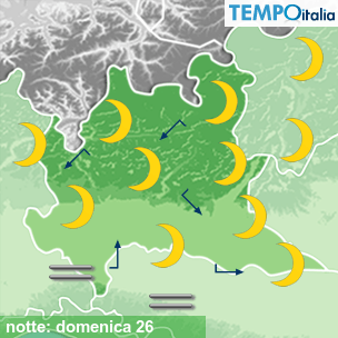 Mappa notte per la giornata del 2026-04-26