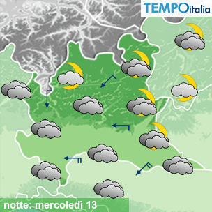 Mappa notte per la giornata del 2026-05-13