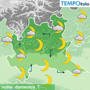 Mappa notte per la giornata del 2026-06-07