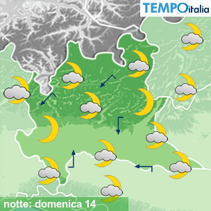 Mappa notte per la giornata del 2026-06-14