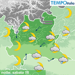 Mappa notte per la giornata del 2026-07-18