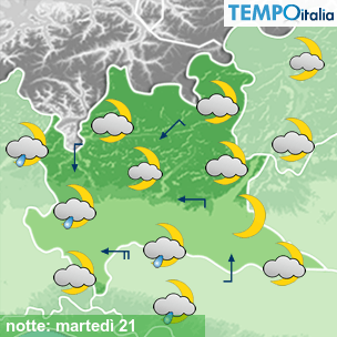 Mappa notte per la giornata del 2026-07-21
