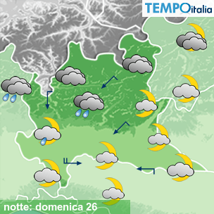 Mappa notte per la giornata del 2026-07-26