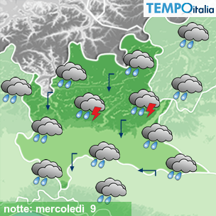 Mappa notte per la giornata del 2026-09-09
