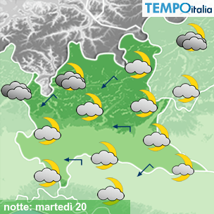 Mappa notte per la giornata del 2026-10-20