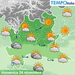 Mappa Giornaliera per la giornata di mercoledì 16 marzo