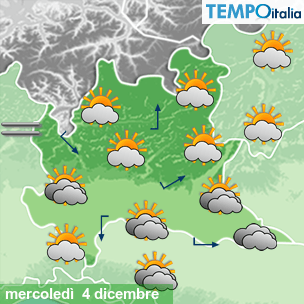 Mappa Giornaliera per la giornata di mercoledì 16 marzo