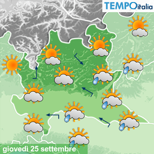 Mappa Giornaliera per la giornata di mercoledì 16 marzo