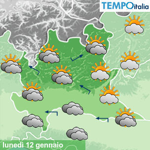Mappa Giornaliera per la giornata di mercoledì 16 marzo
