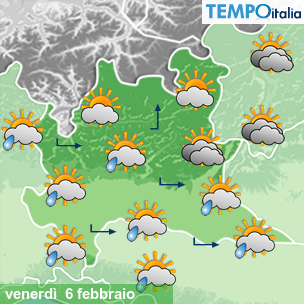 Mappa Giornaliera per la giornata di mercoledì 16 marzo