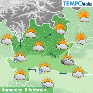 Mappa Giornaliera per la giornata di mercoledì 16 marzo