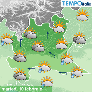 Mappa Giornaliera per la giornata di mercoledì 16 marzo
