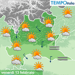 Mappa Giornaliera per la giornata di mercoledì 16 marzo