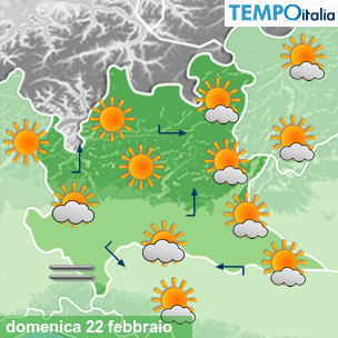 Mappa Giornaliera per la giornata di mercoledì 16 marzo
