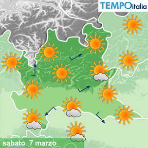 Mappa Giornaliera per la giornata di mercoledì 16 marzo