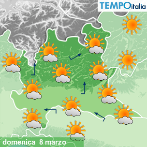 Mappa Giornaliera per la giornata di mercoledì 16 marzo