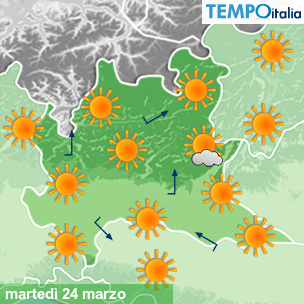 Mappa Giornaliera per la giornata di mercoledì 16 marzo