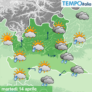 Mappa Giornaliera per la giornata di mercoledì 16 marzo