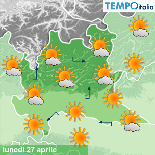 Mappa Giornaliera per la giornata di mercoledì 16 marzo