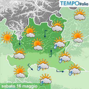 Mappa Giornaliera per la giornata di mercoledì 16 marzo