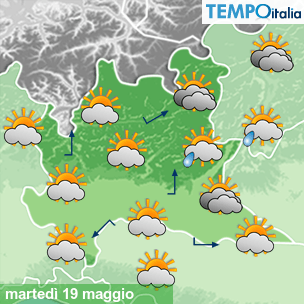 Mappa Giornaliera per la giornata di mercoledì 16 marzo